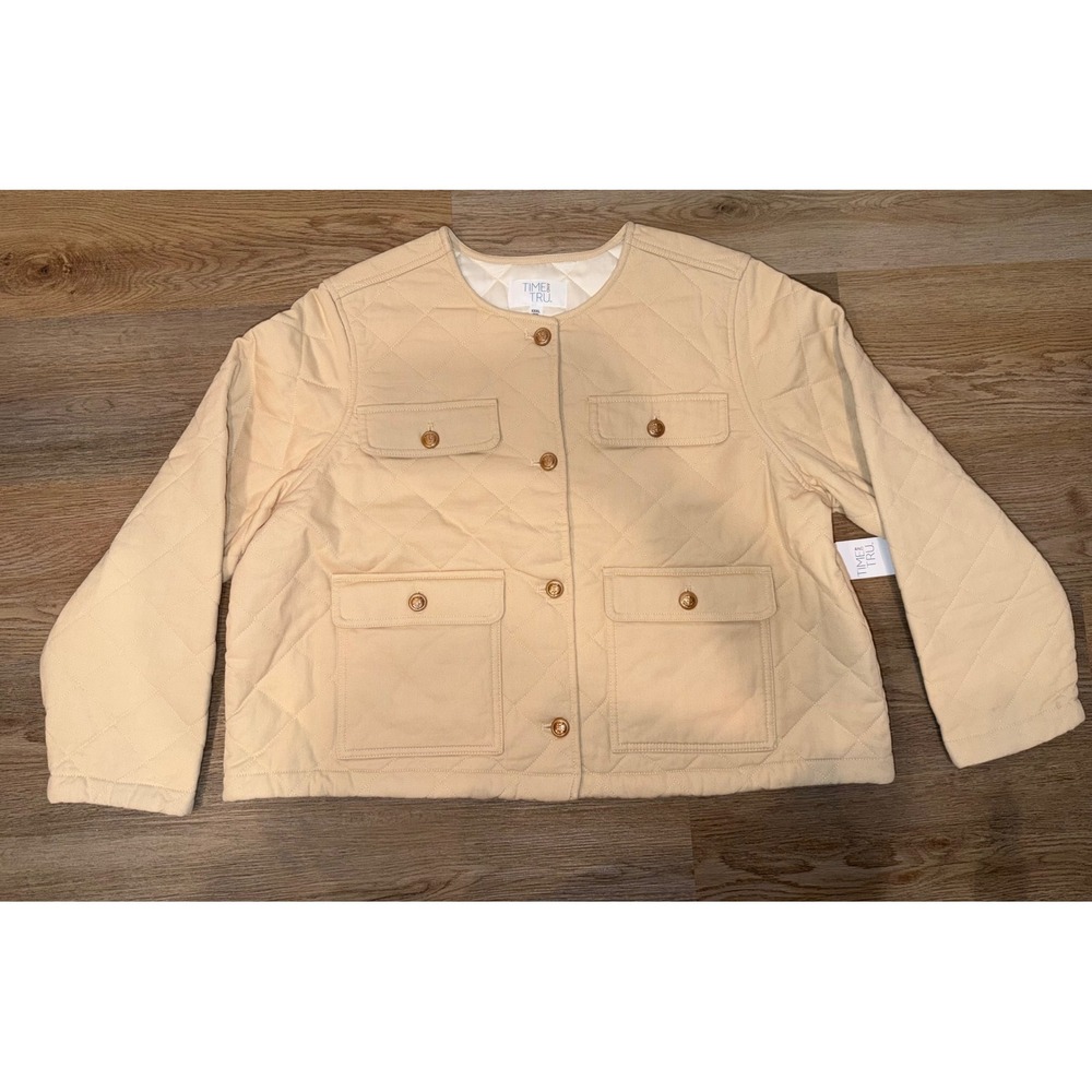 Women quilted cotton jacket XXXL